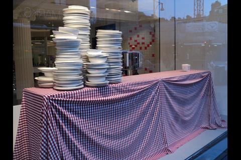 Selfridges window display - "Tea for Two"